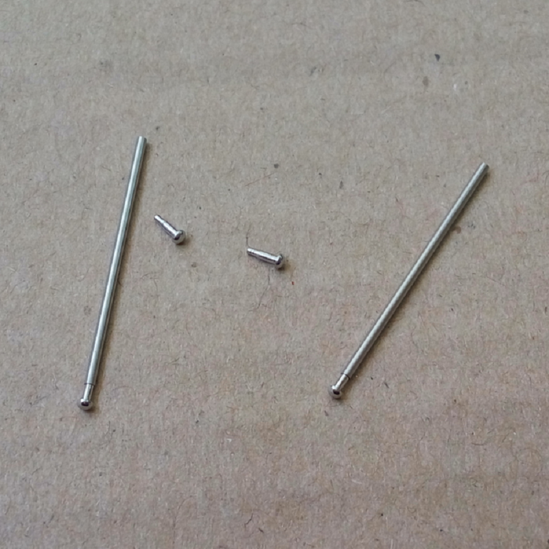 1.0mm Thick 8mm-26mm Watch Band Clasp Buckle Tube Friction Pin Spring Bar