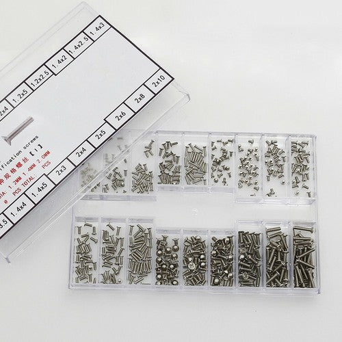 For Watch Back Case or Eyeglasses Mini Screw 1.2mm 1.4mm 2.0mm Diameter 27pcs